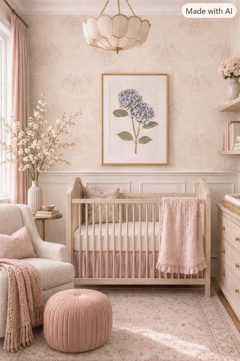 A3 Blue Hydrangeas Print
